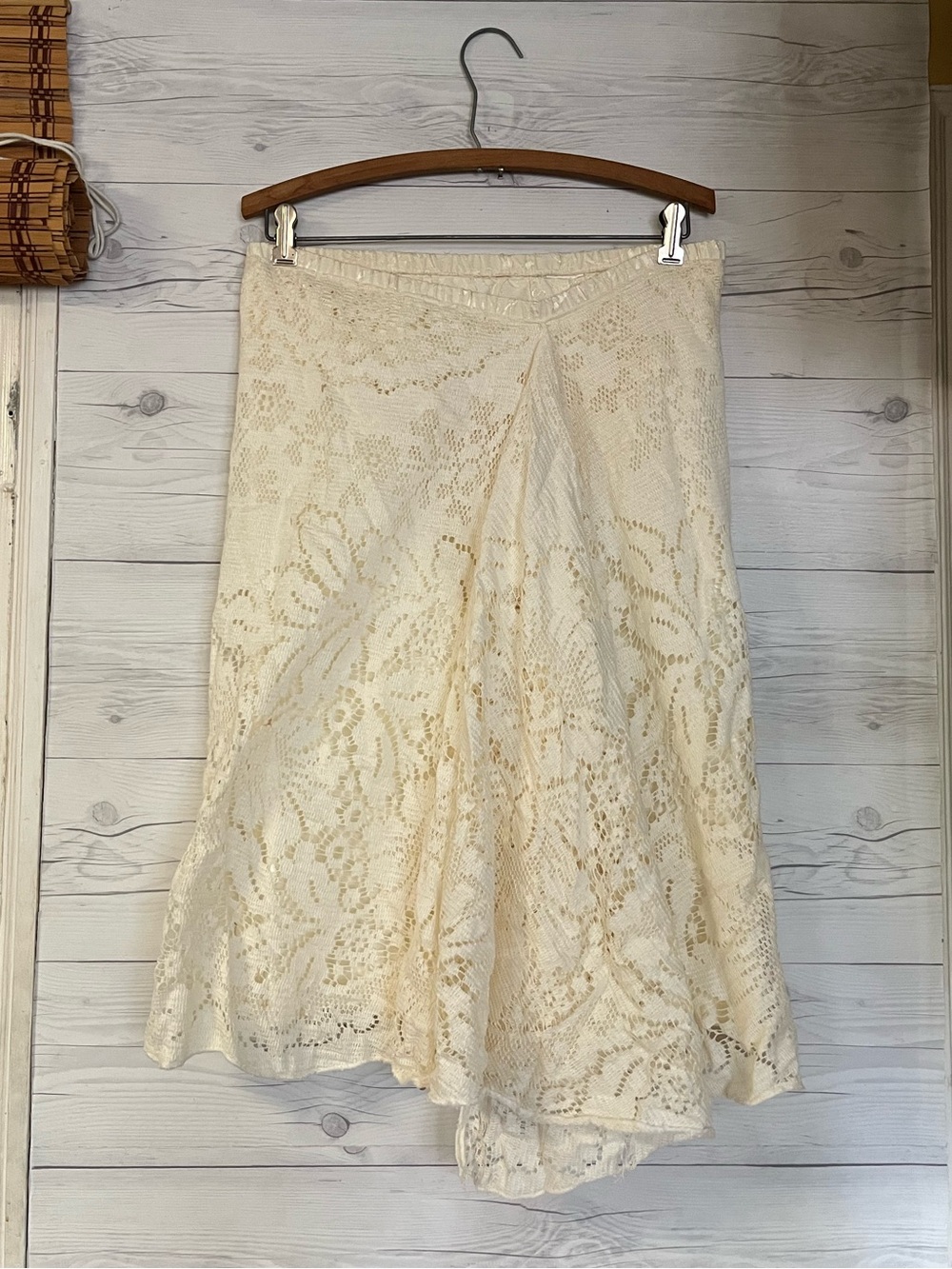 Handmade Upcycled Lace Flowy Skirt Layered Small